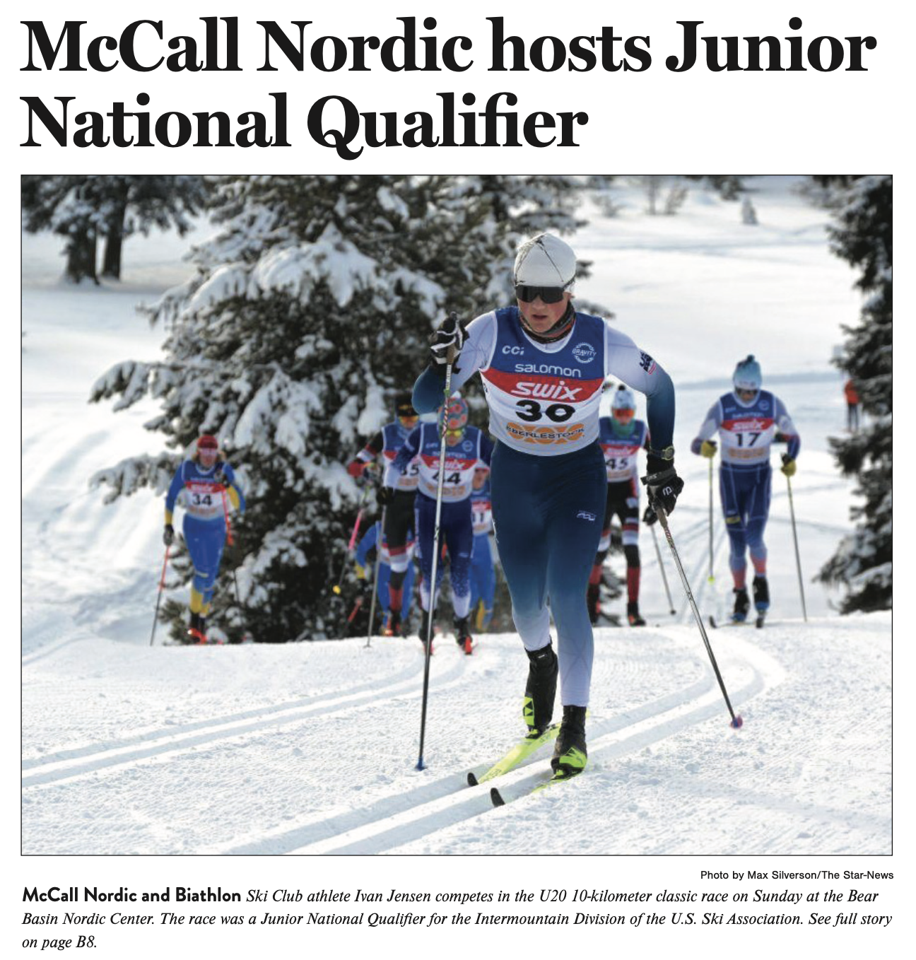 McCall Nordic hosts Junior National Qualifier 