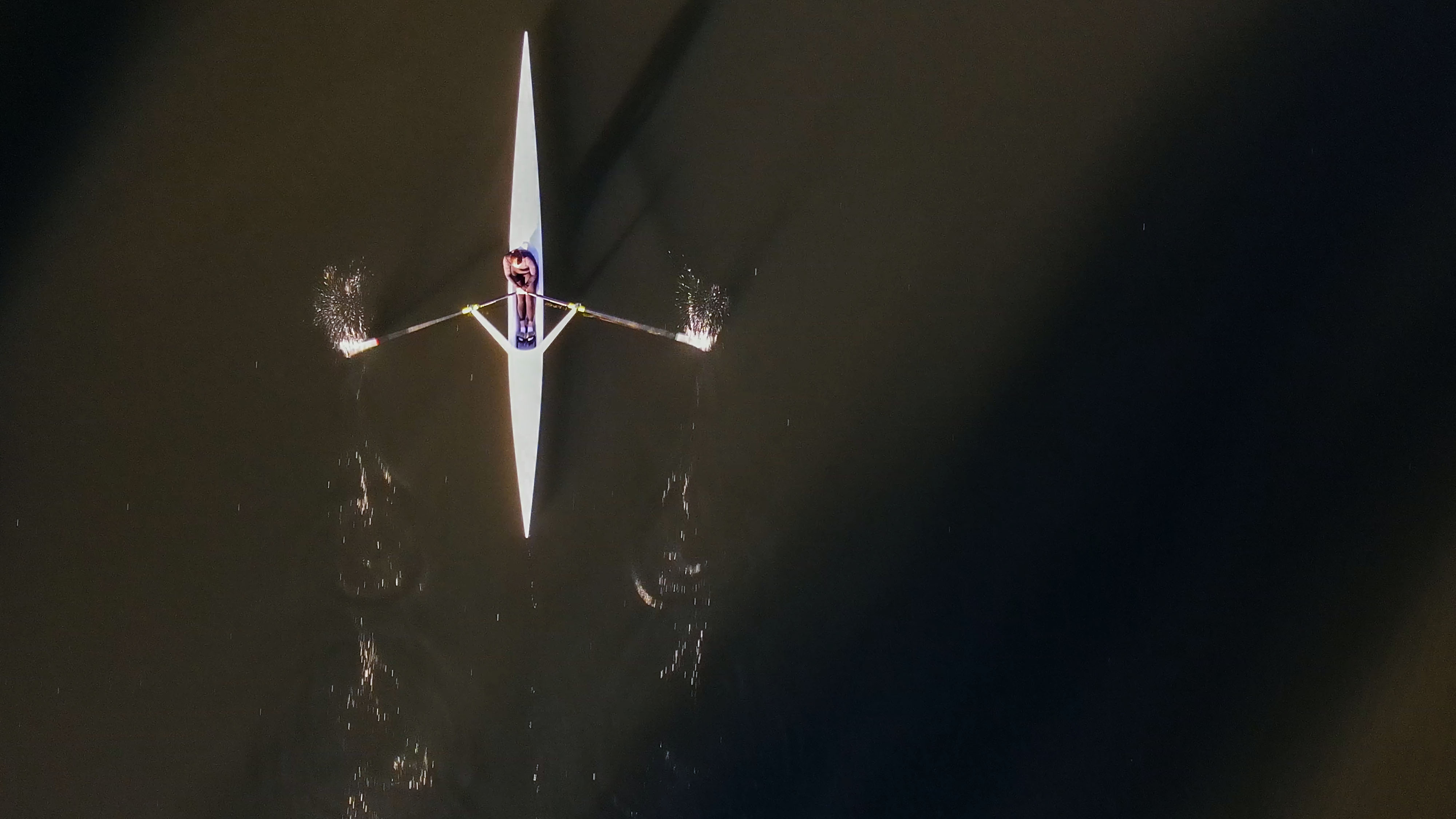 Rowing on Quinn's Pond