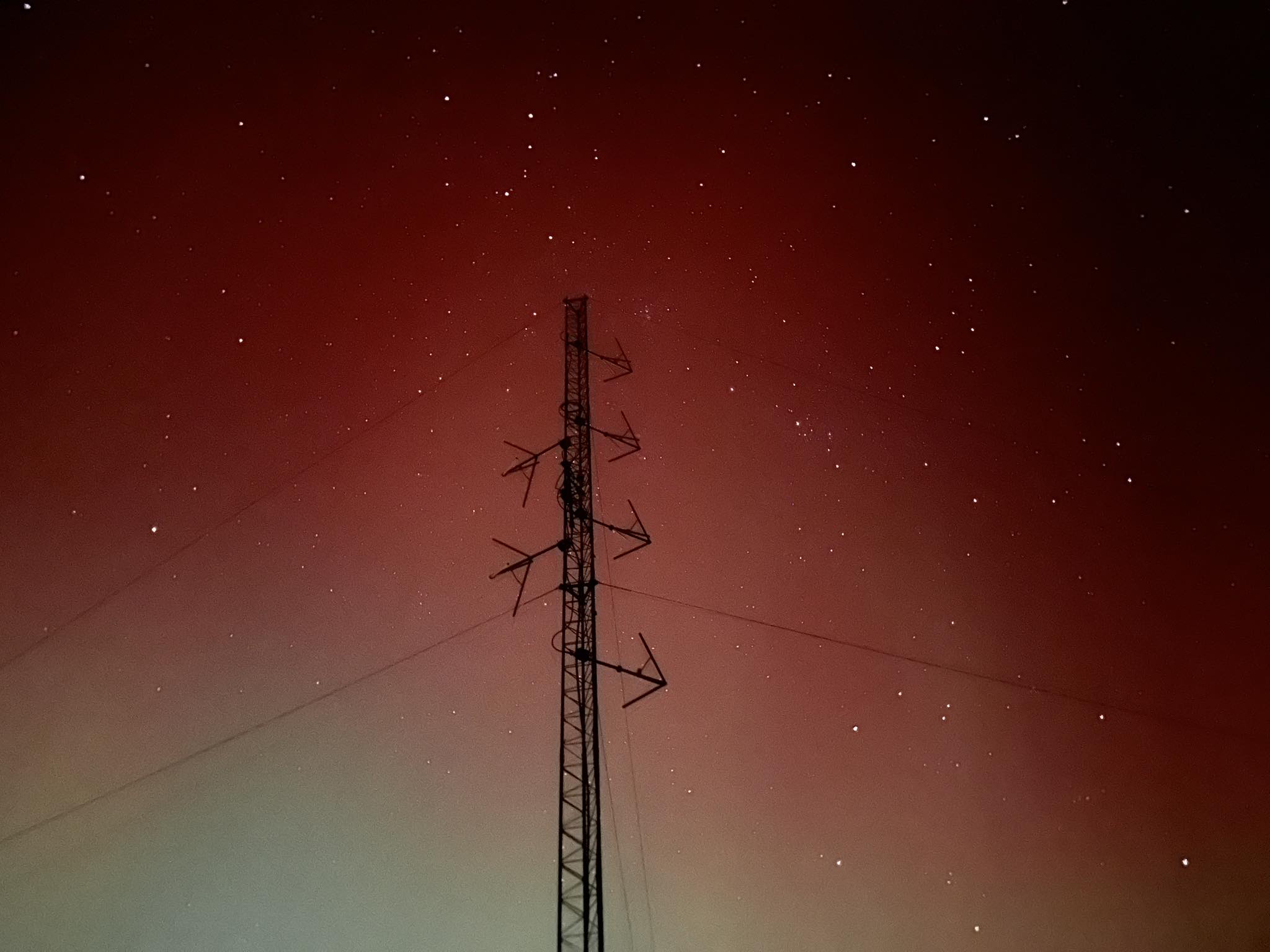 Northern Lights on Limestone Mountain