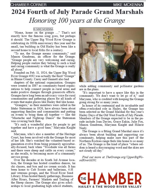 Honoring 100 Years at The Grange