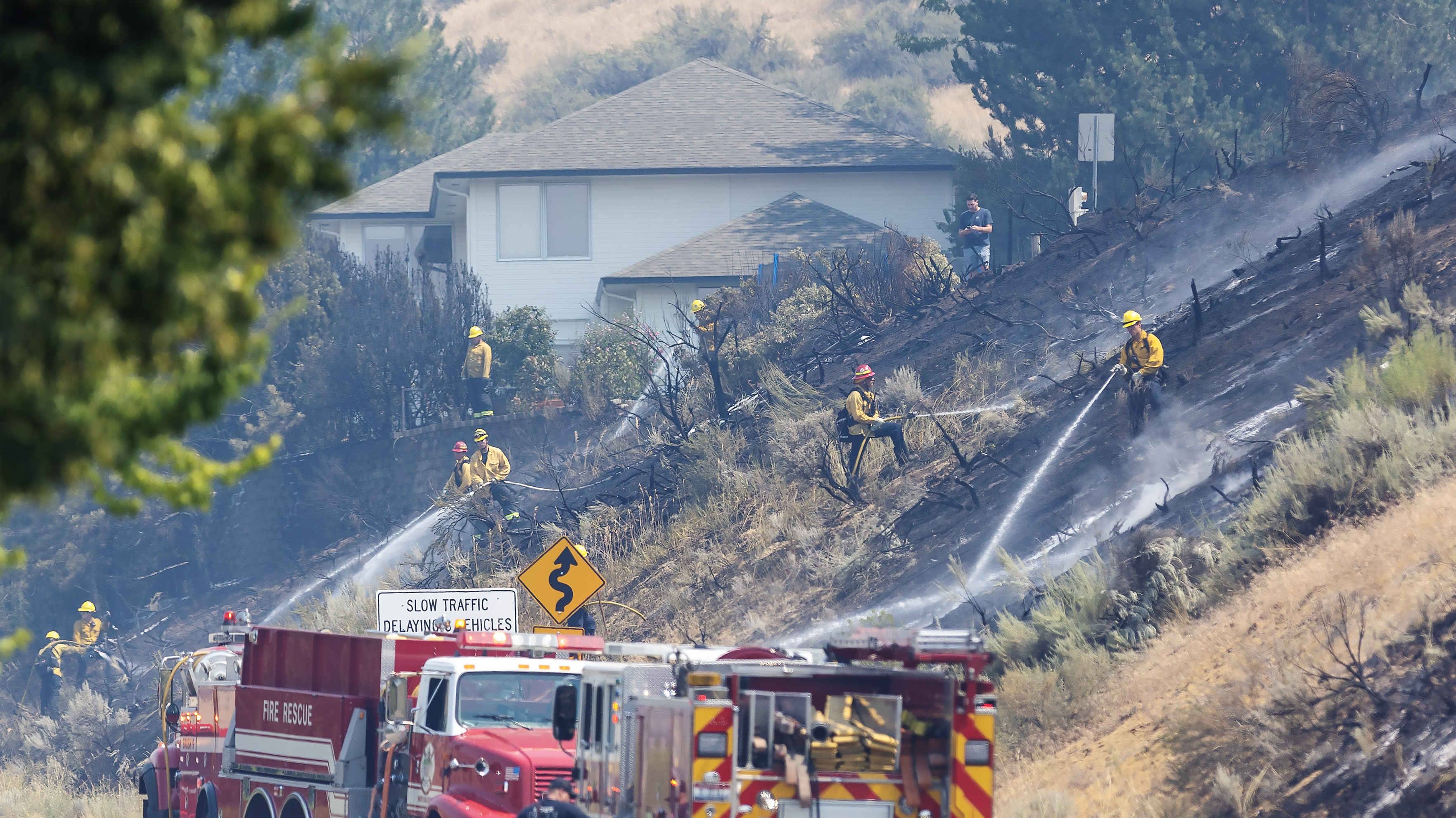Bogus Basin Road Brush Fire